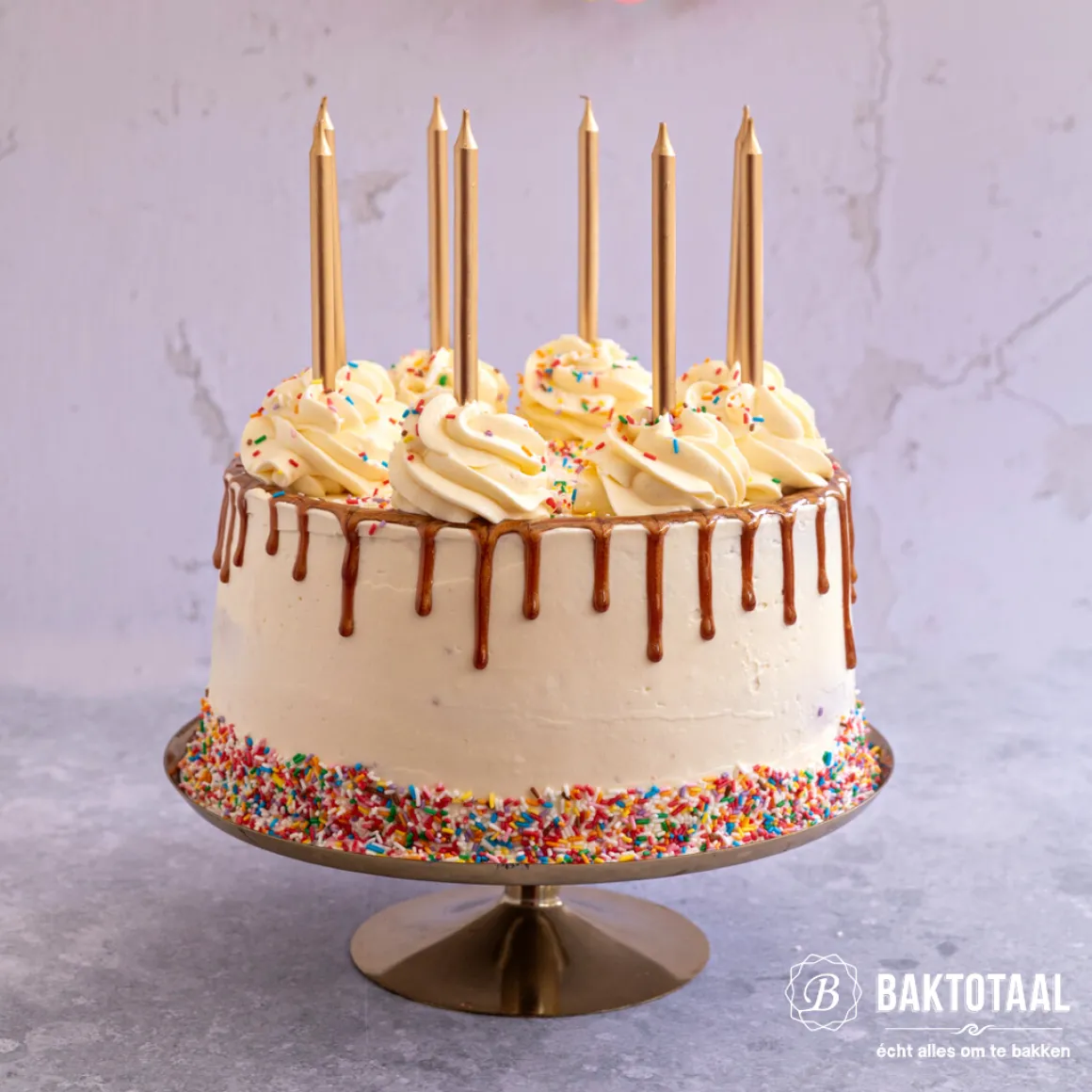 BrandNewCake Glitter Drip Goud 125g