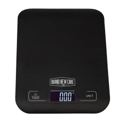 BrandNewCake Keukenweegschaal Zwart 5kg / 1gr
