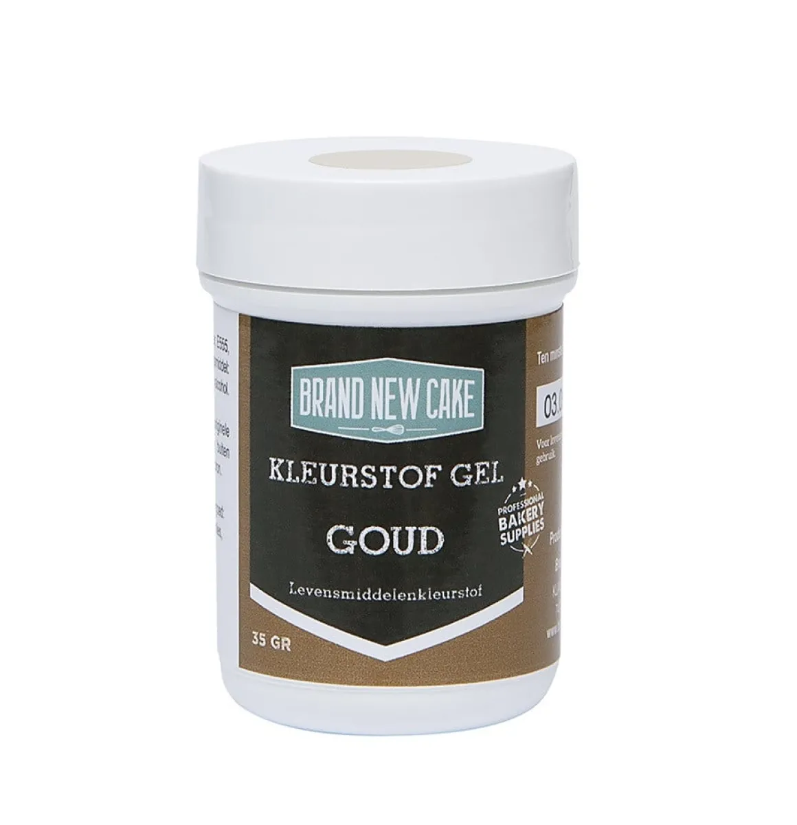 BrandNewCake Kleurstof Gel Goud 35gr