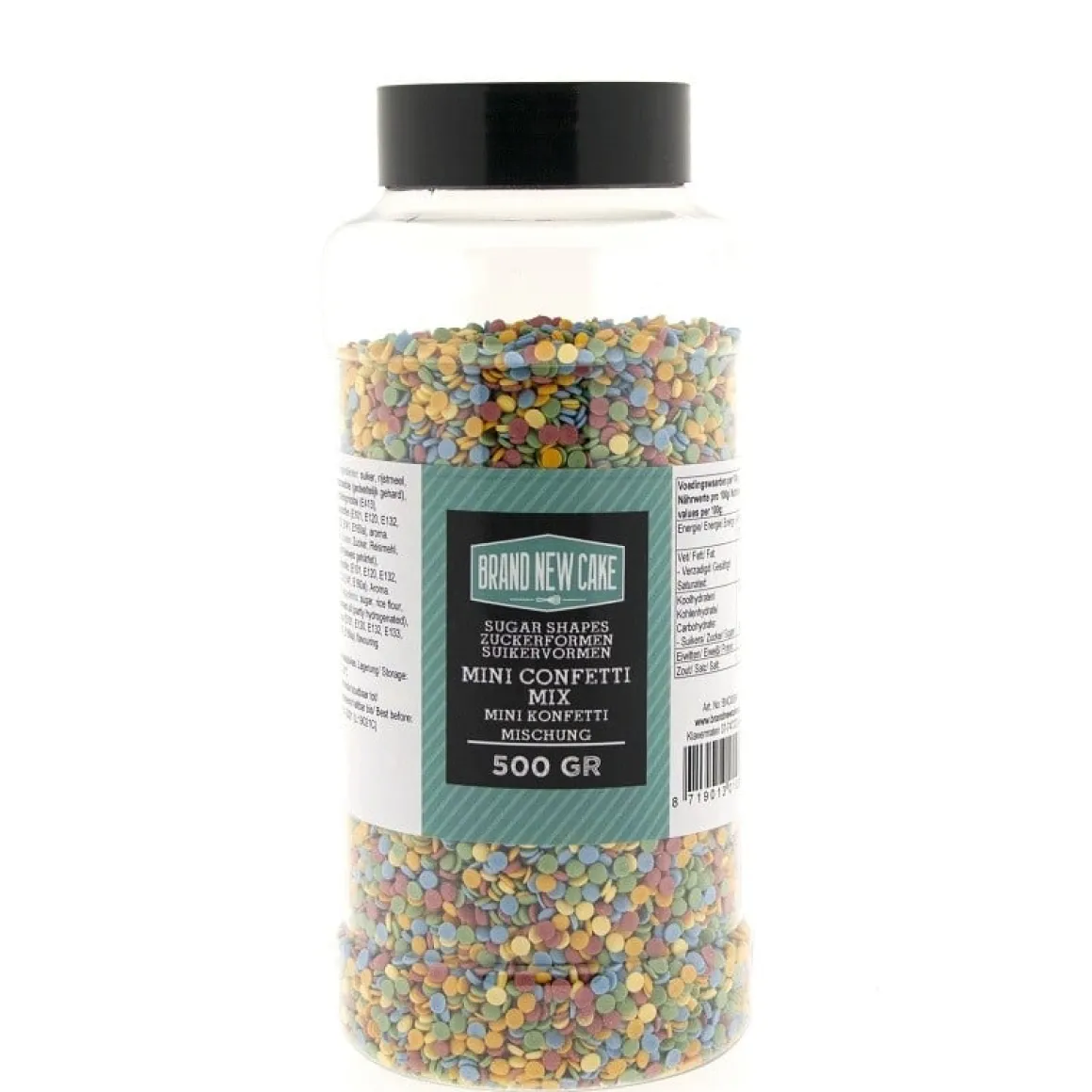 BrandNewCake Mini Confetti Rondjes 4mm 500gr.**