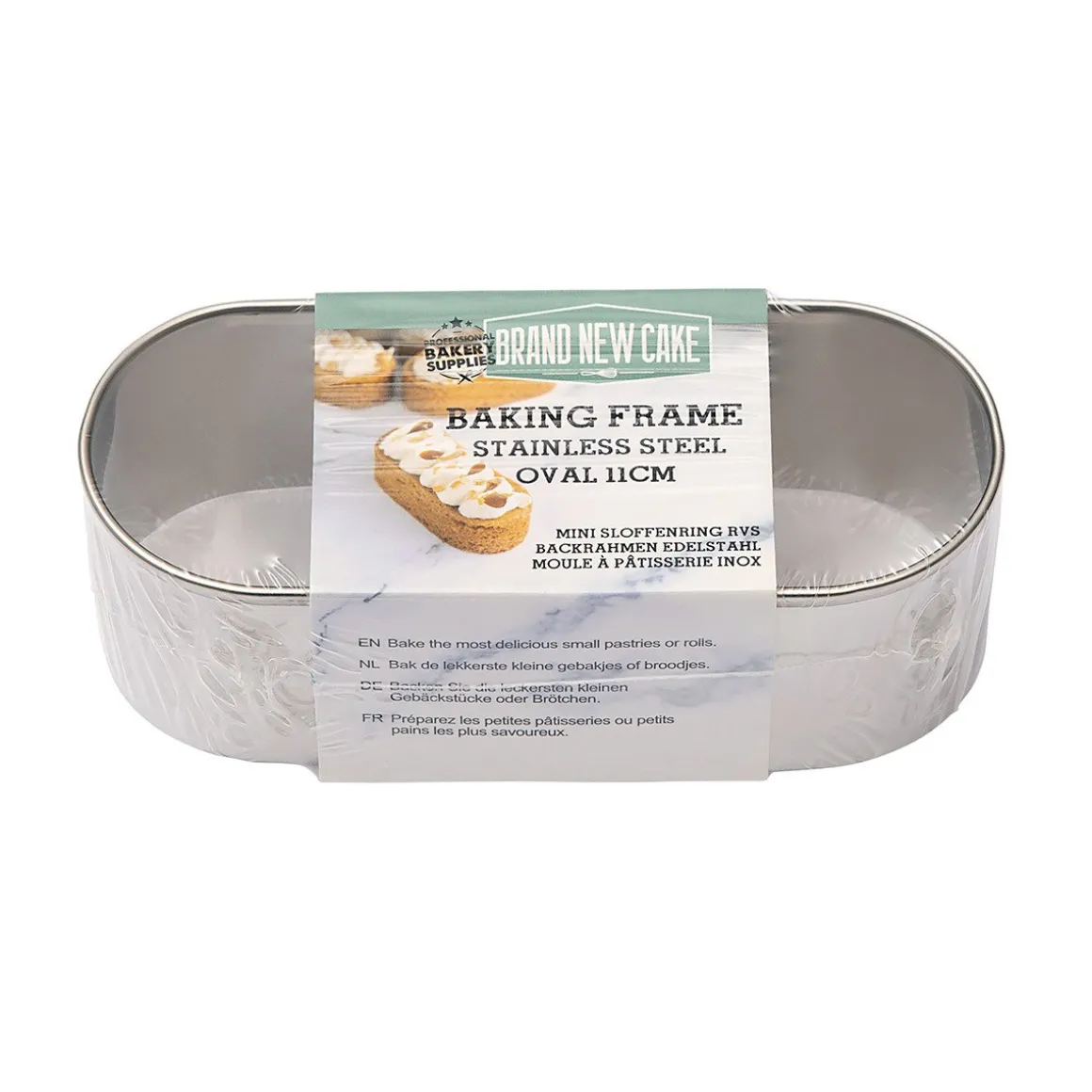 BrandNewCake Mini Sloffenring RVS 11cm