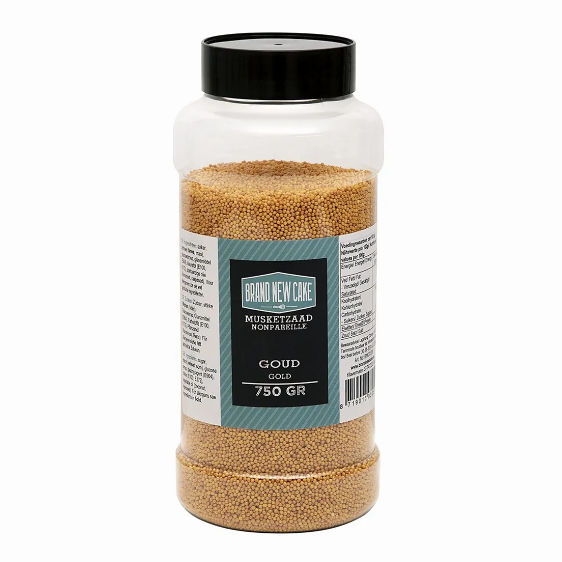 BrandNewCake Musketzaad Goud 750gr.