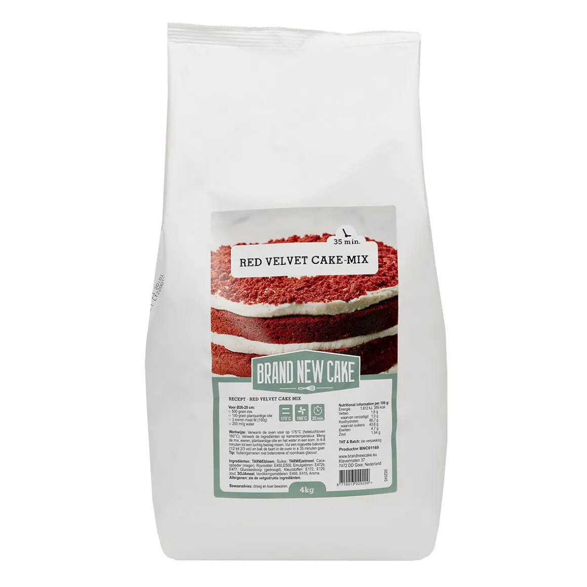 BrandNewCake Red Velvet Cake-mix 4kg