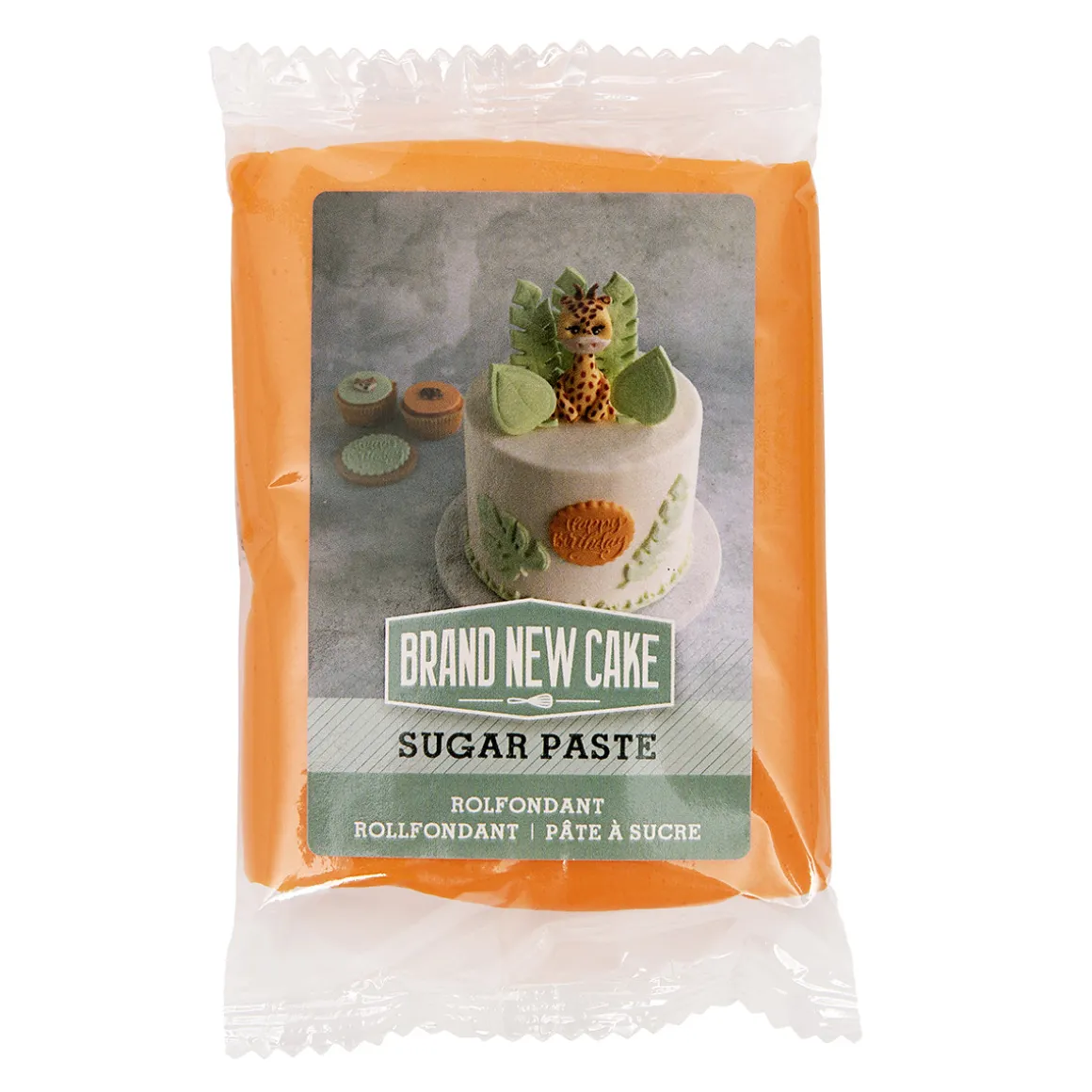 BrandNewCake Rolfondant Oranje 250g