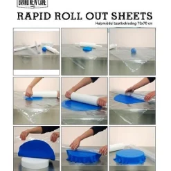 BrandNewCake Roll Out Sheets-hulpmiddel taartbekleding 70x70
