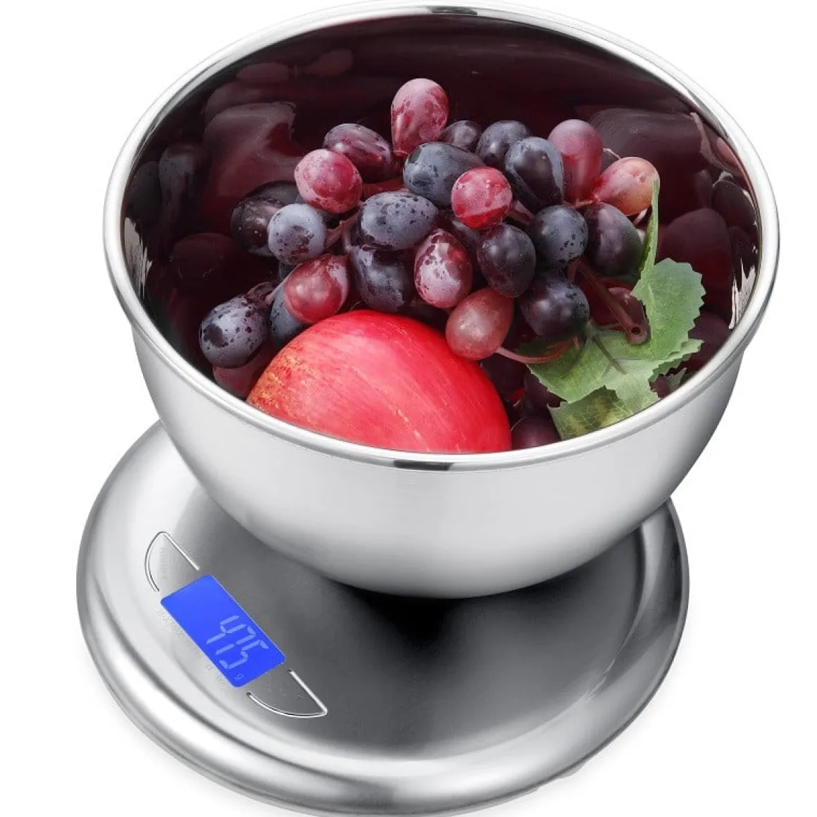 BrandNewCake RVS Keukenweegschaal met kom 5kg / 1g