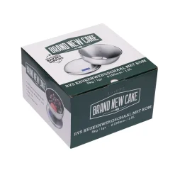 BrandNewCake RVS Keukenweegschaal met kom 5kg / 1g