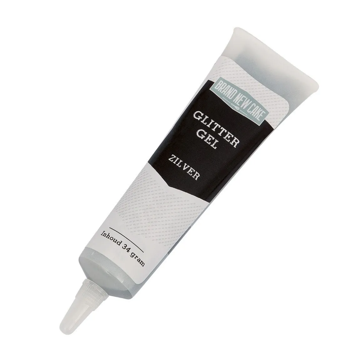 BrandNewCake Schrijftube Glittergel Zilver 34g