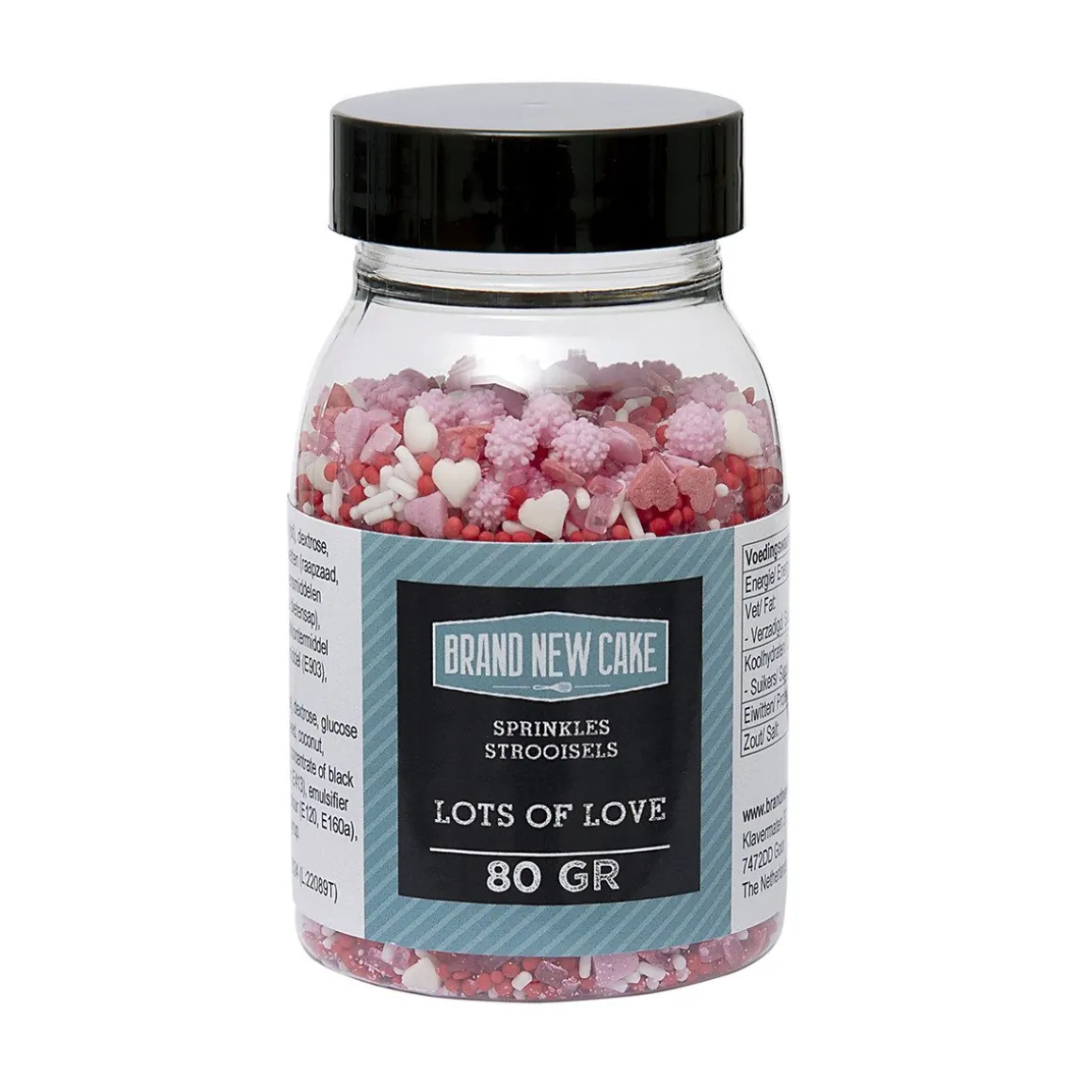 BrandNewCake Sprinkles Lots of Love 80gr.