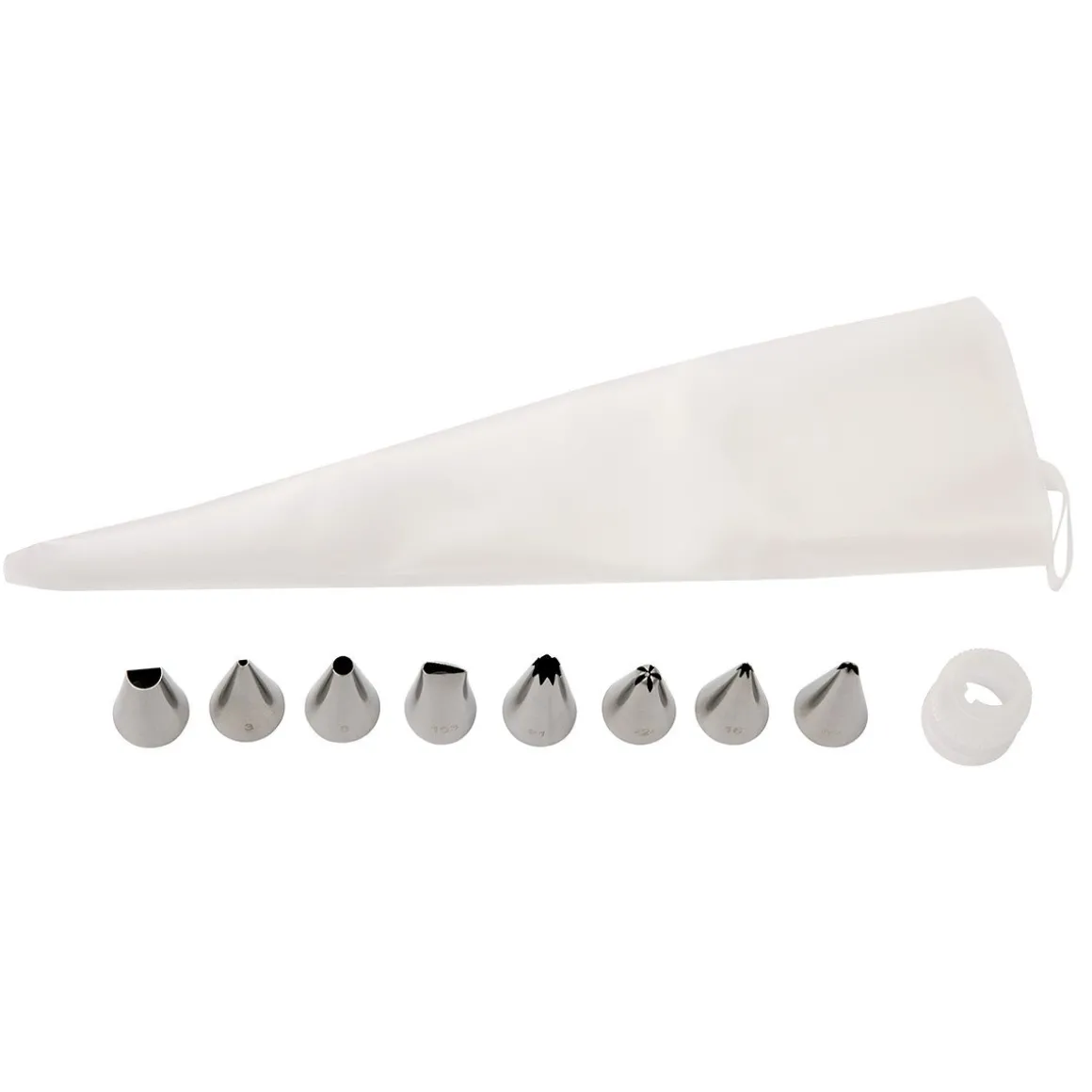 BrandNewCake Spuitmondjes Klein + Spuitzak Set/10