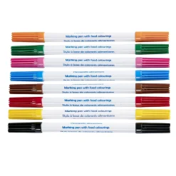 BrandNewCake Stiften Eetbare Inkt Dubbelzijdig Set/8