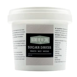 BrandNewCake Sugar Dress Pasta Wit 200 gram.