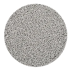 BrandNewCake Suikerparels Metallic Zilver 2mm 80gr.