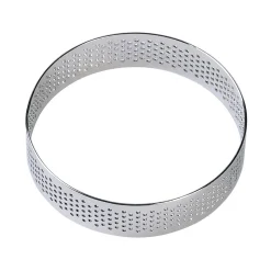 BrandNewCake Taartring RVS Geperforeerd Ø8x2cm