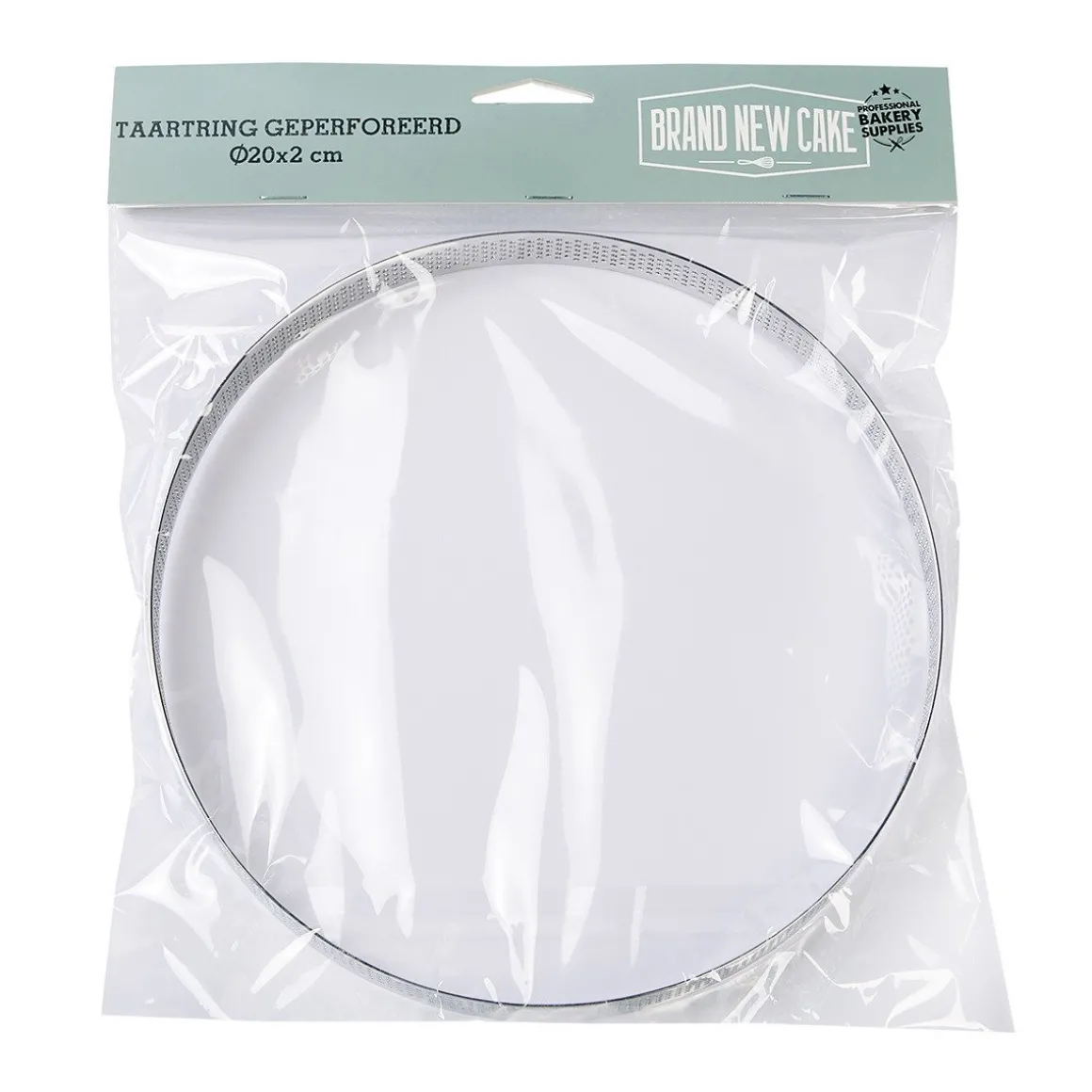 BrandNewCake Taartring RVS Geperforeerd Ø20x2cm