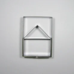 BrandNewCake Uitsteker Huis 3D RVS 9cm