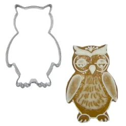 BrandNewCake Uitsteker Uil RVS 6cm
