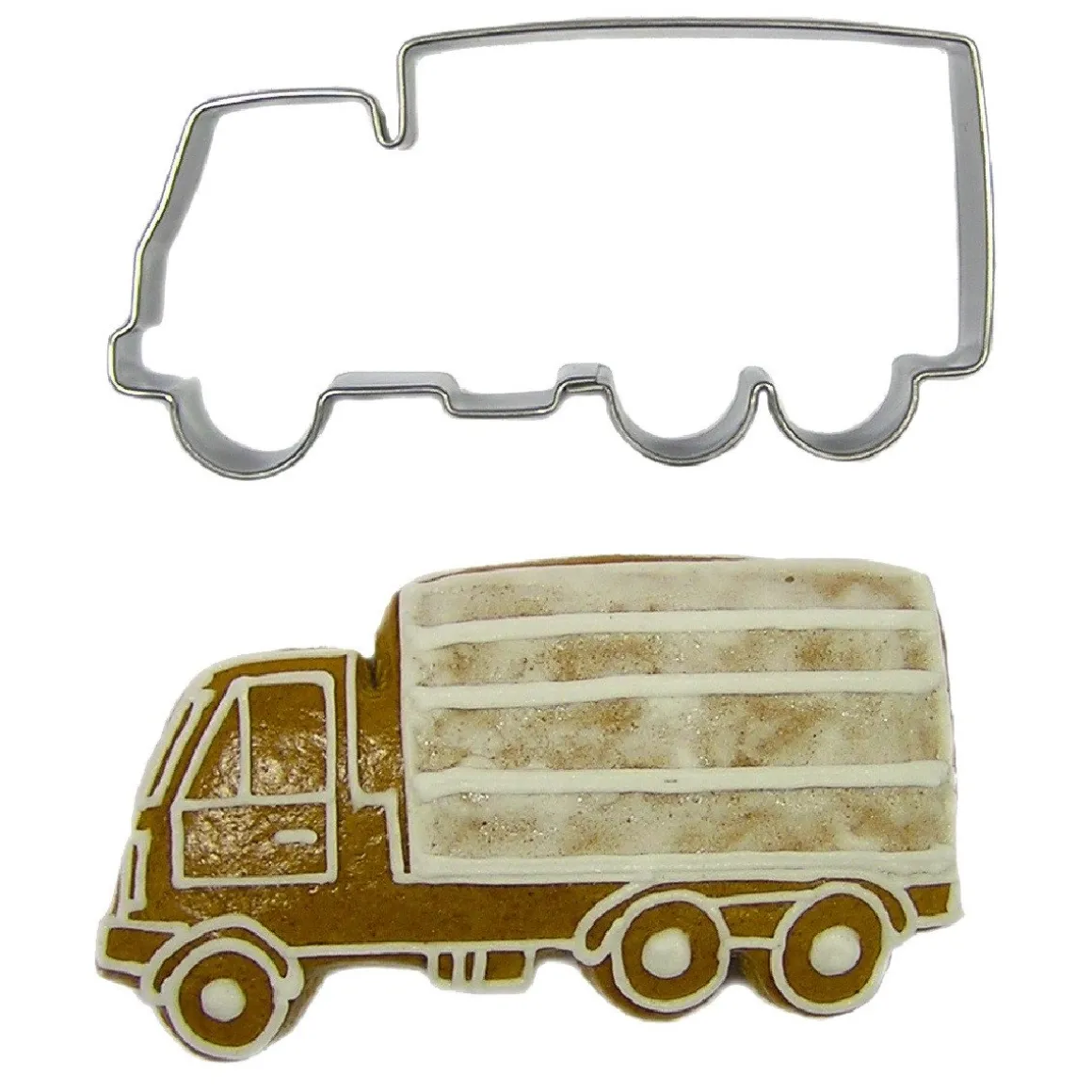 BrandNewCake Uitsteker Vrachtwagen RVS 8cm