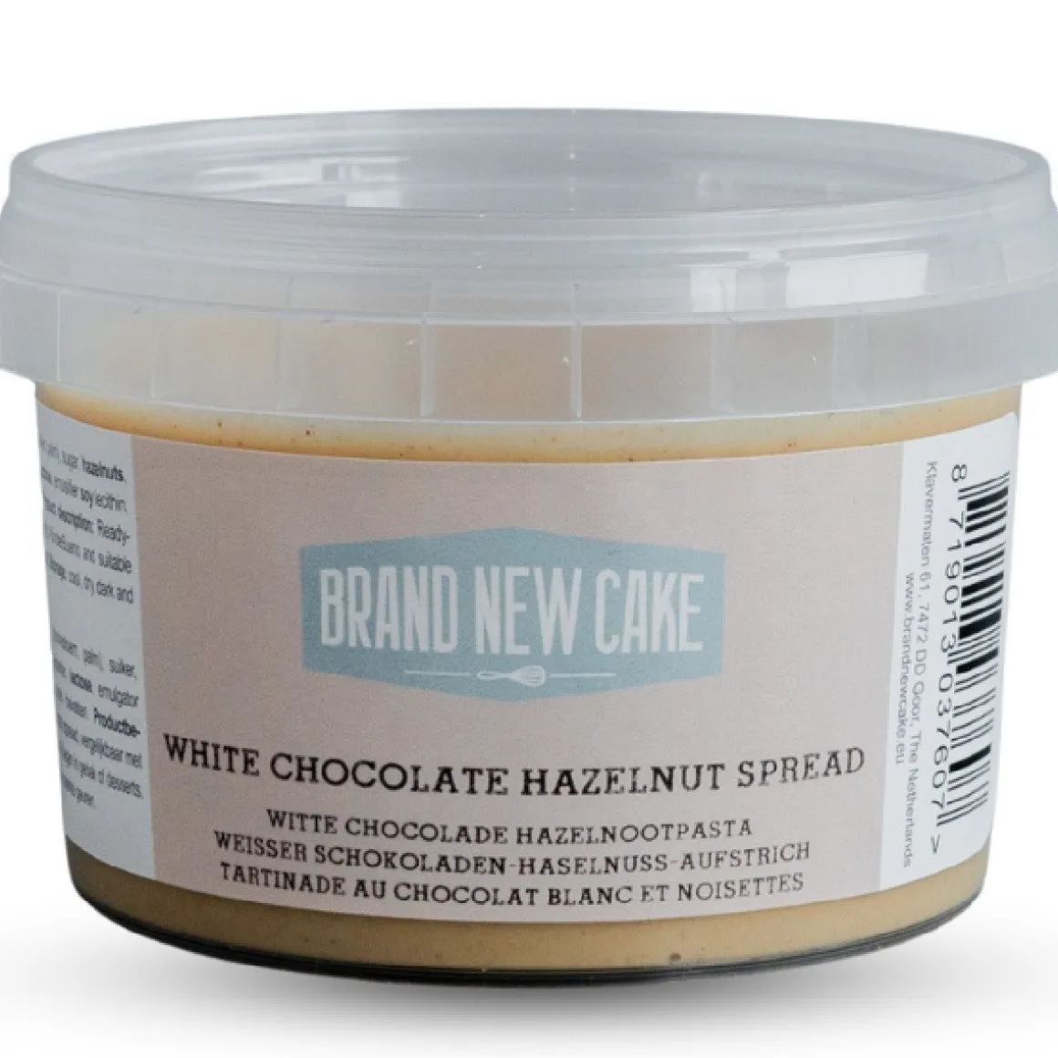 BrandNewCake Witte Chocolade Hazelnootpasta (Bueno) 260g