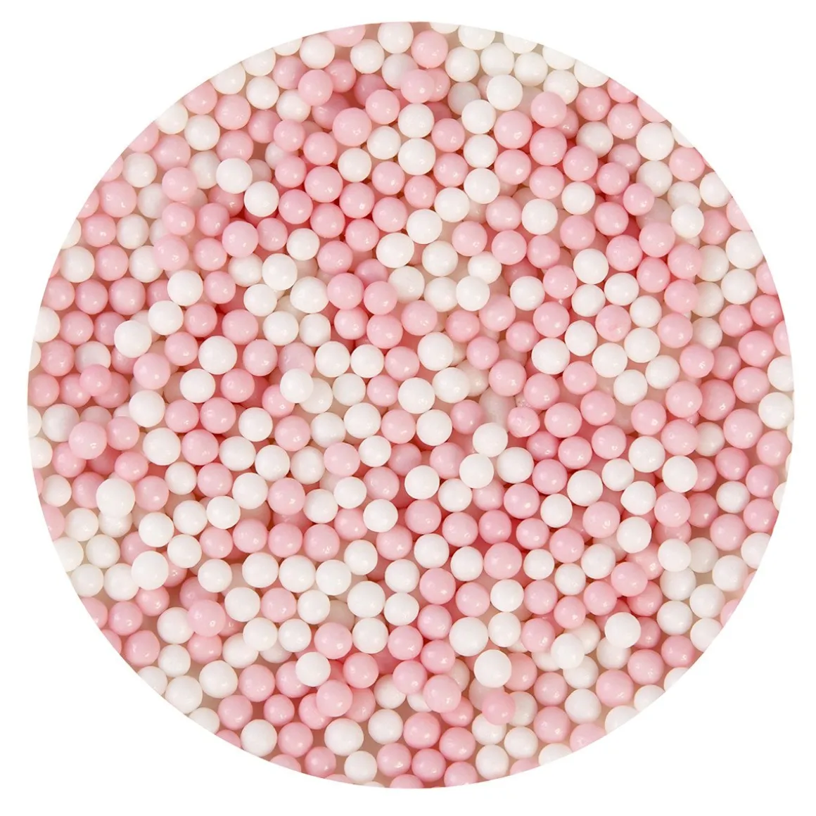 BrandNewCake Zachte Parels Roze/Wit 60gr.