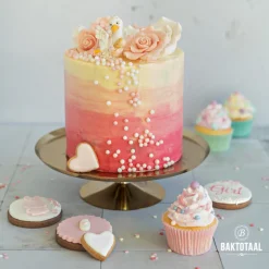 BrandNewCake Zachte Parels Roze/Wit 60gr.