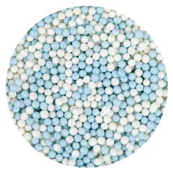 BrandNewCake Zachte Parels Blauw/Wit 500gram**