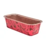 Cakevorm Karton 15,8x5,5x5,2cm Rood (per stuk)