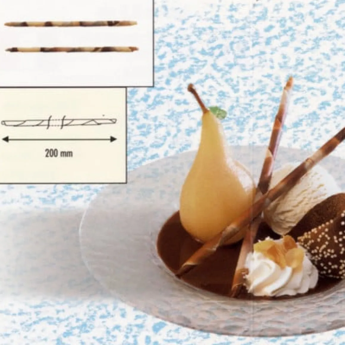 Callebaut choco pencil MonaLisa Marbled 115st