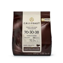 Callebaut Chocolade Callets Extra Puur (70,5%) 400g