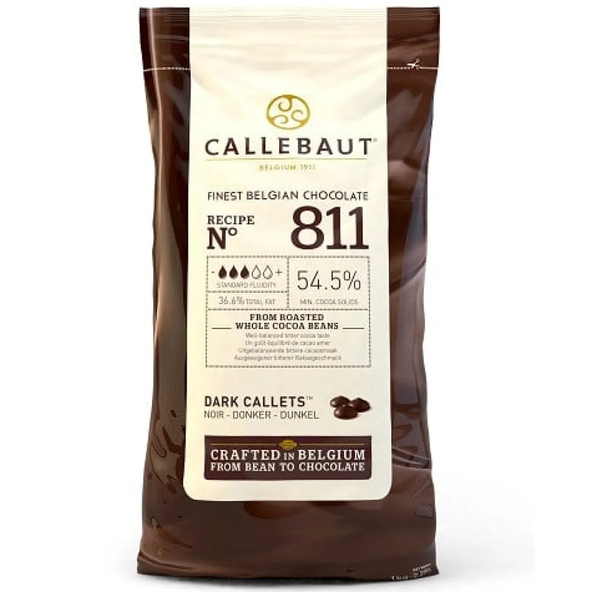 Callebaut Chocolade Callets Puur (811) 10 kg