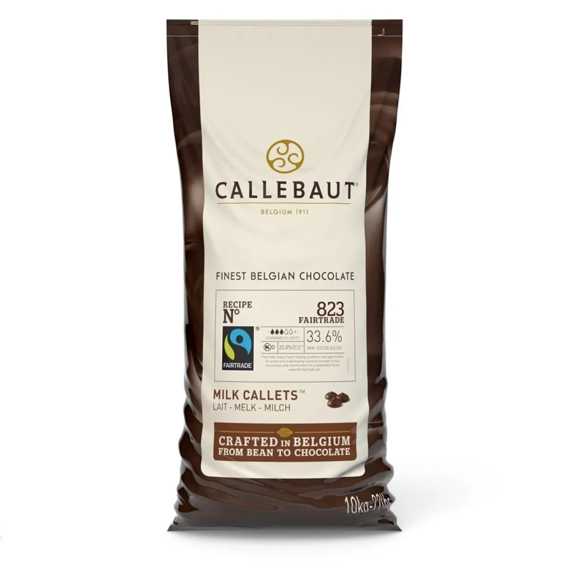 Callebaut Chocolade Callets Fairtrade Melk 10 kg (823)