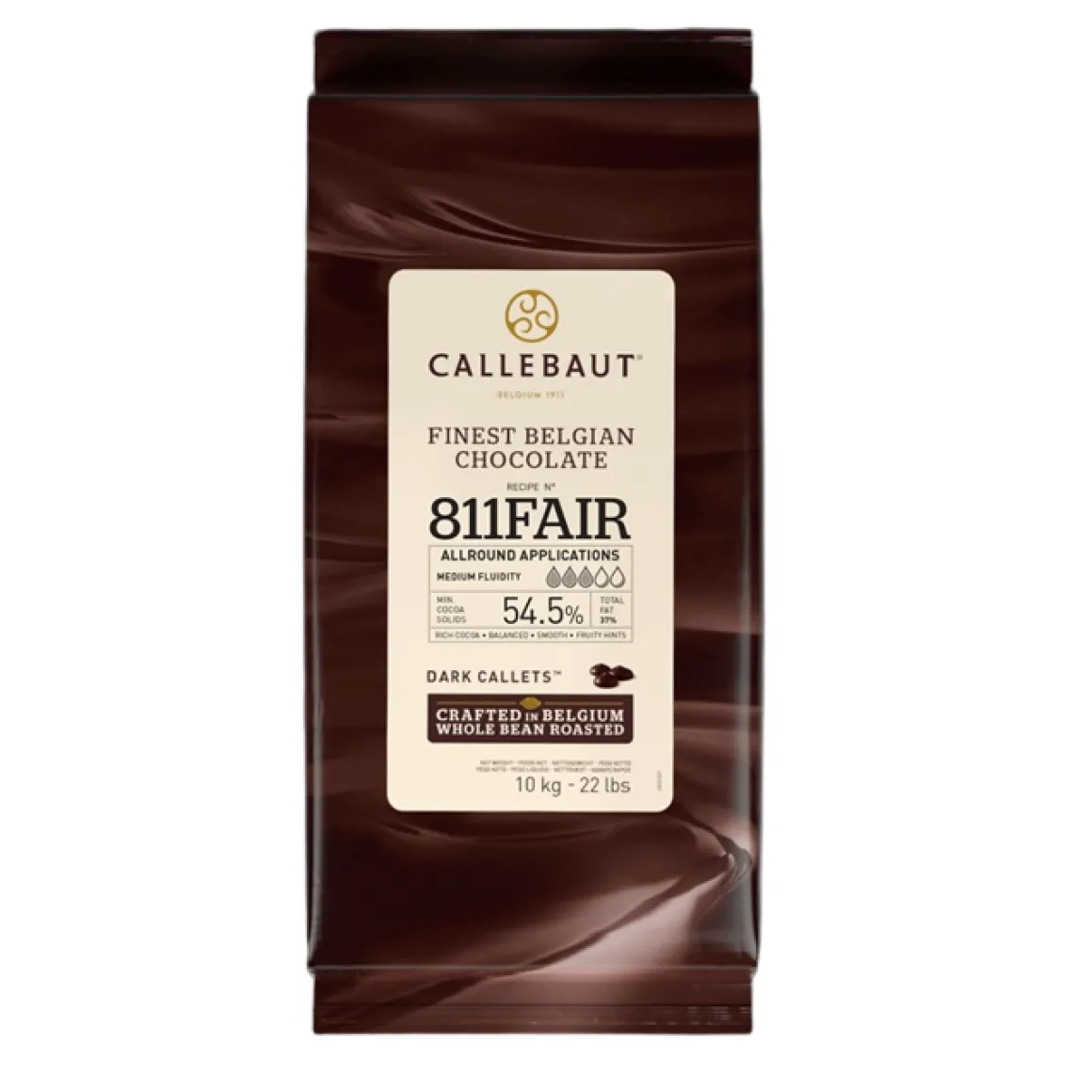 Callebaut Chocolade Callets Fairtrade Puur (811) 10 kg