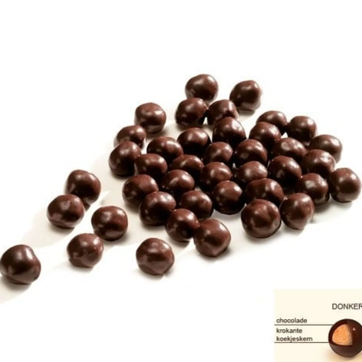 Callebaut Chocolade Crispy Pearls Puur 800 gram