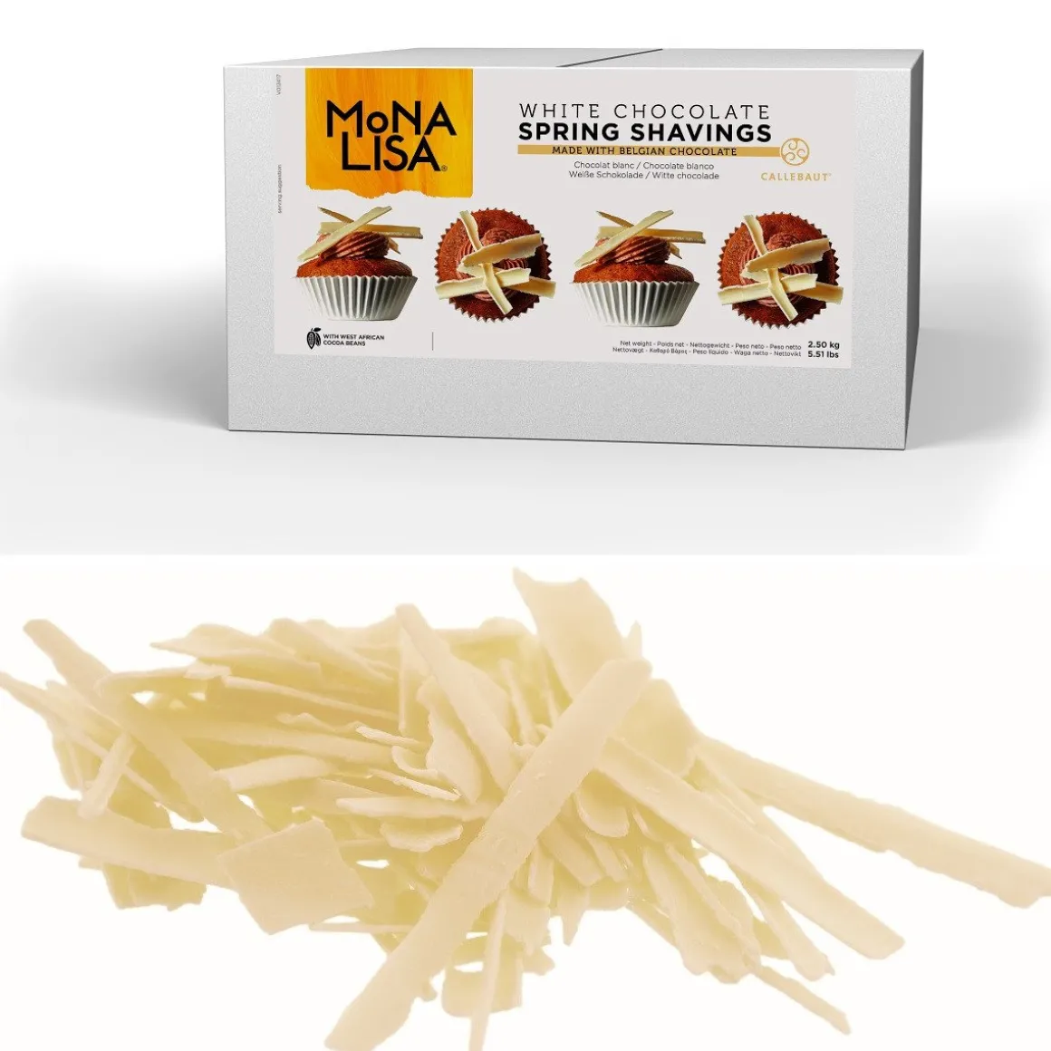 Callebaut Chocolade Schaafsel Wit 2,5kg