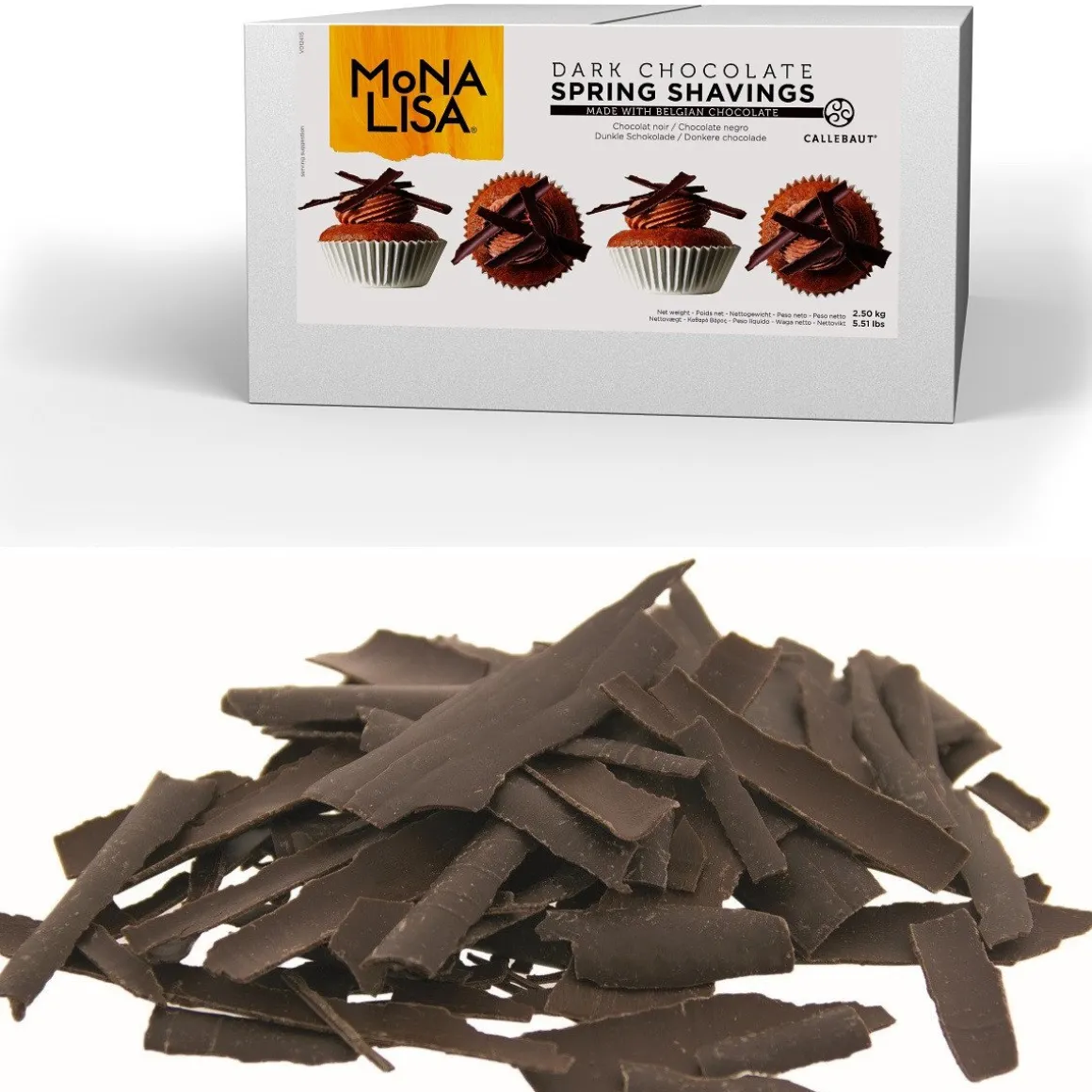 Callebaut Chocolade Schaafsel Puur 2,5kg