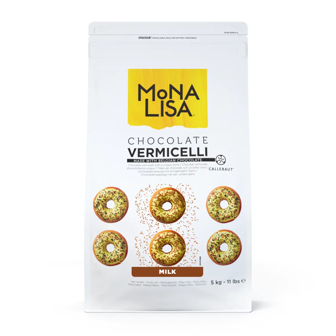 Callebaut Chocolade Vermicelli Melk 5kg