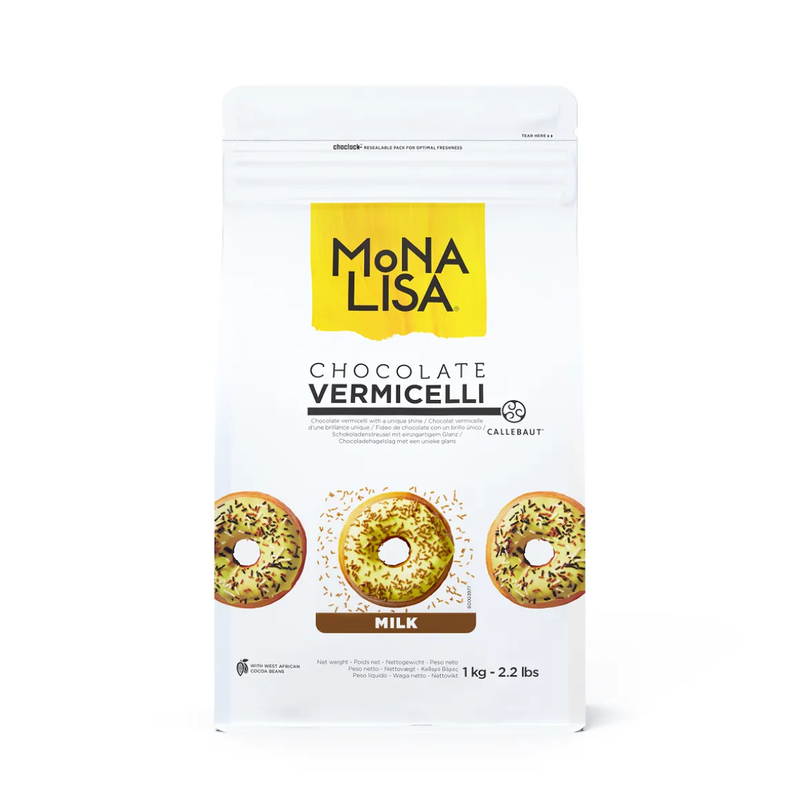 Callebaut Chocolade Vermicelli Melk 1kg