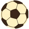 Callebaut Chocoladedecoratie Voetbal 189st