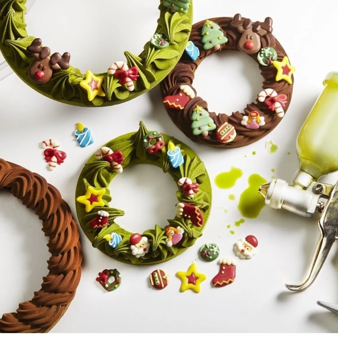 Callebaut Chocoladedecoratie Xmas Mini Ass. 160st