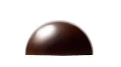 Callebaut Chocoladedecoratie Dark Chocolate Dome Ø65mm 28st.