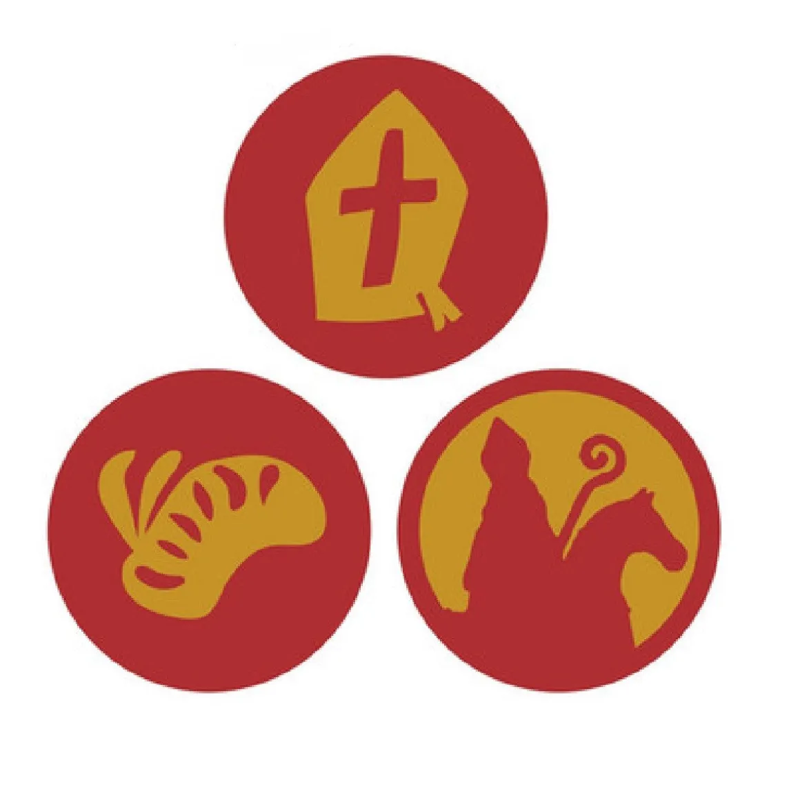 Callebaut Chocoladedecoratie Sint Set 252st.