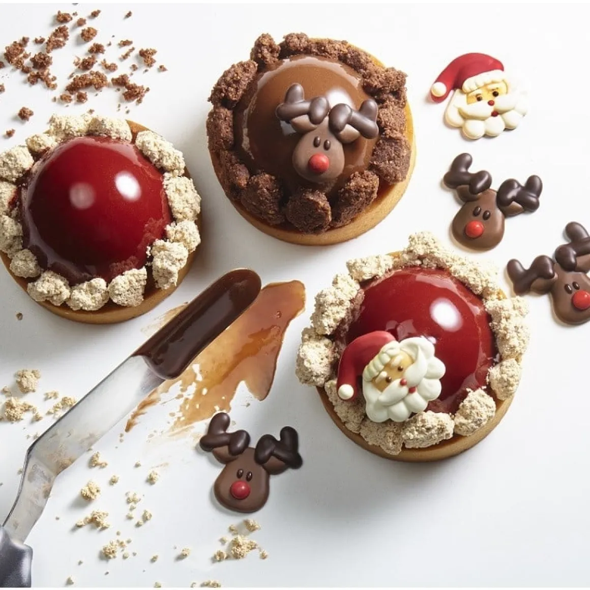 Callebaut Chocoladedecoratie Rendier 90st