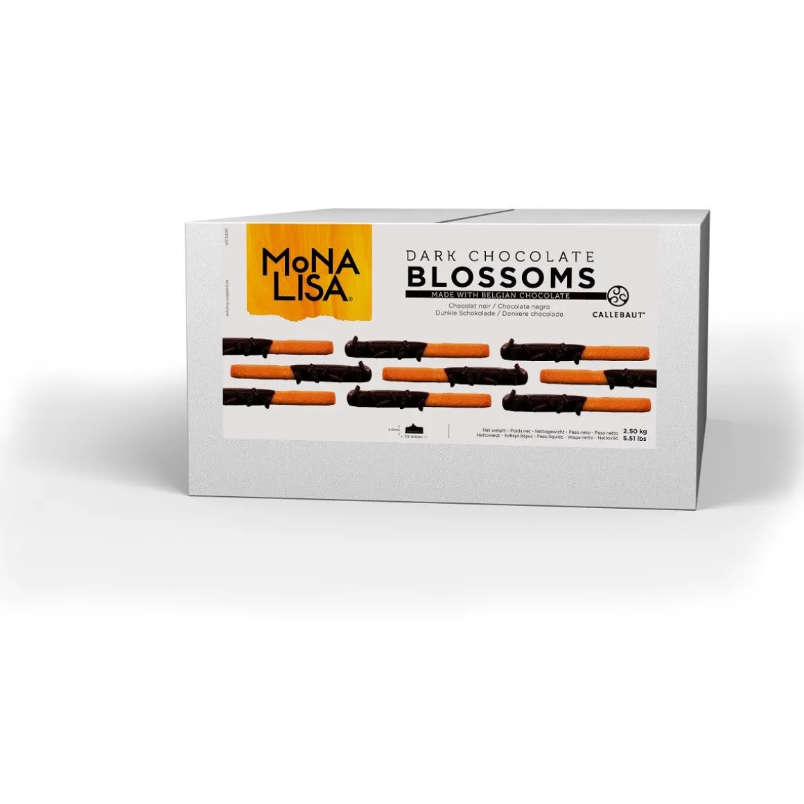 Callebaut Chocoladekrullen klein Puur 2,5kg