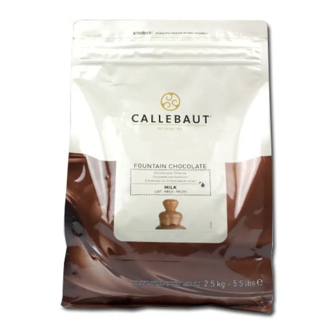 Callebaut Fontein chocolade Melk 2,5 kg