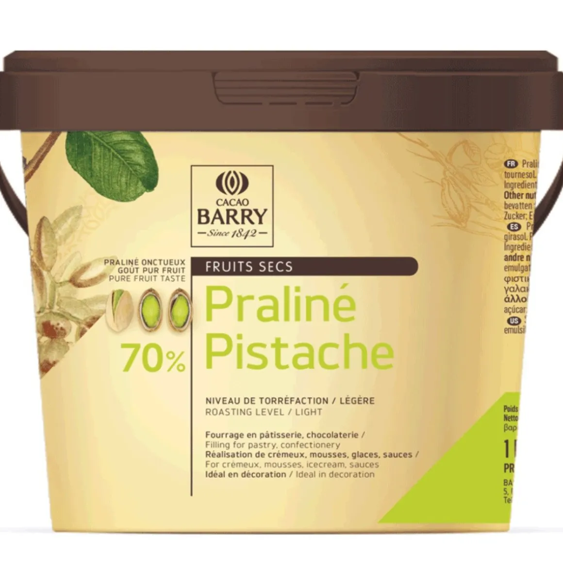 Callebaut Praliné Pistache (70%) 1kg