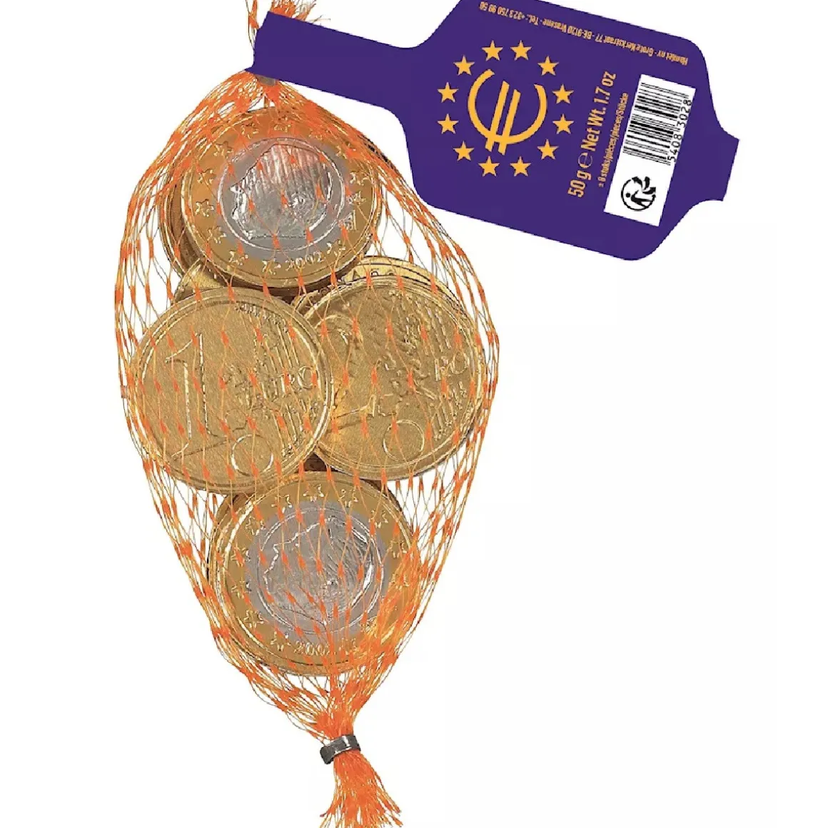 Chocolade Euromunten 50g
