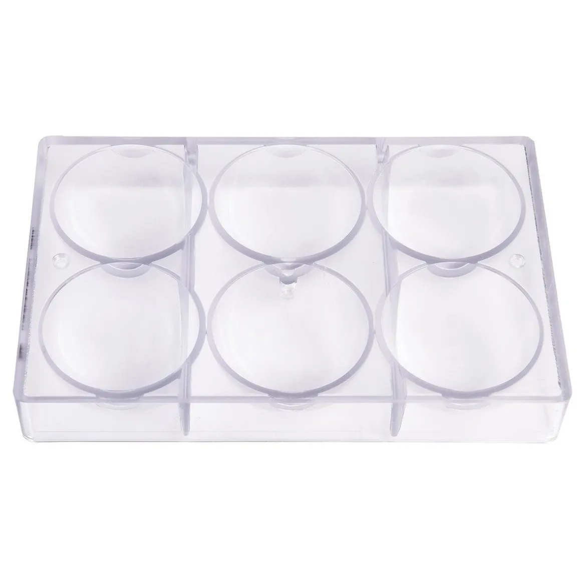 Chocolade Holvorm Chocolate World Halve Bol (6x) Ø80mm