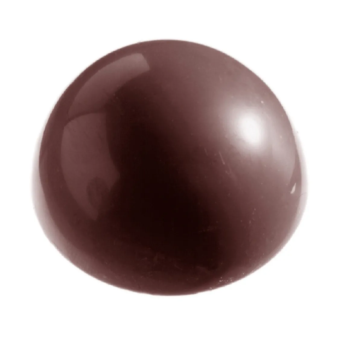 Chocolade Holvorm Chocolate World Halve Bol (6x) Ø70mm