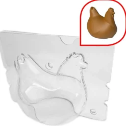 Chocolade Holvorm Kip 9cm