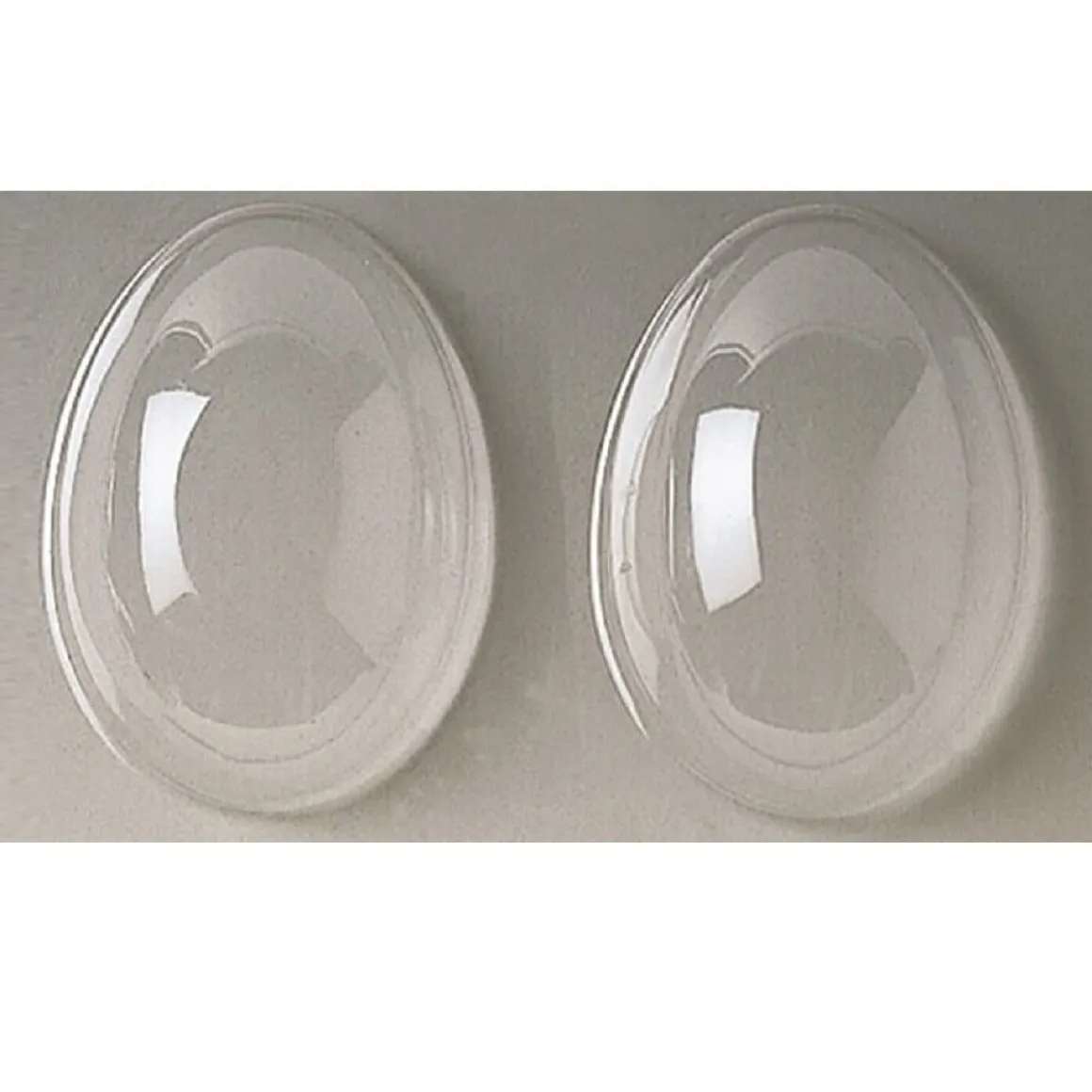 Chocolade Holvorm Pasen Half-Ei Glad (2x) 15,4x11x5,5cm.